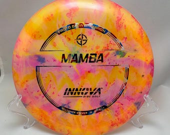 Innova Mamba dyed disc golf disc, Proto Glow plastic, 164 grams, new unused condition.