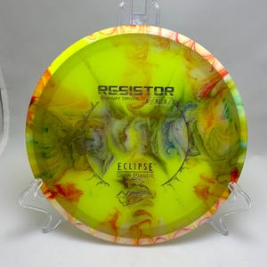 Used MVP Resistor Disc Golf Driver: Eclipse Glow, 167g, Dyed
