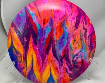 Trash Panda Procyon dyed disc golf disc, recycled plastic, 11.5 4 -1 2 , 174 grams, signed by Jesse Stedman ( company owner ), new condition