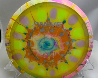 MVP Wave Dyed Disc Golf Disc, Eclipse Glow Plastic, 171g Distance Driver