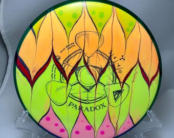 Axiom Paradox dyed disc golf disc, Neutron plastic, 5 4 -4 1, 168 grams, new condition
