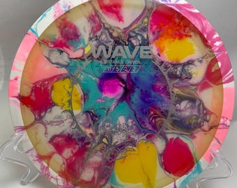 MVP Wave dyed disc golf disc , Eclipse color glow plastic, 11 5 -2 2 , 173 grams, new condition.