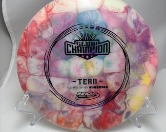 Innova Tern dyed disc golf disc,  Glow Champion plastic, 12 6 -2 2 , 168 grams, lightly used condition.