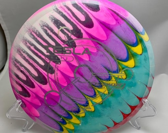 MVP Tesla dyed disc golf disc, Fission plastic, 9 5 -1.5 2, 162 grams, new condition.