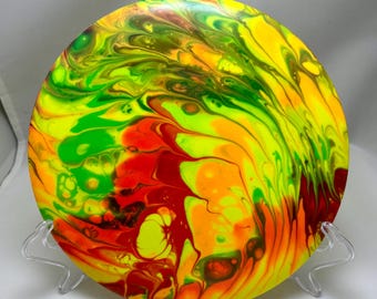 Innova Mamba dyed disc golf disc, factory second f2 Star plastic, 11 6 -5 1 , 156 grams, used condition.