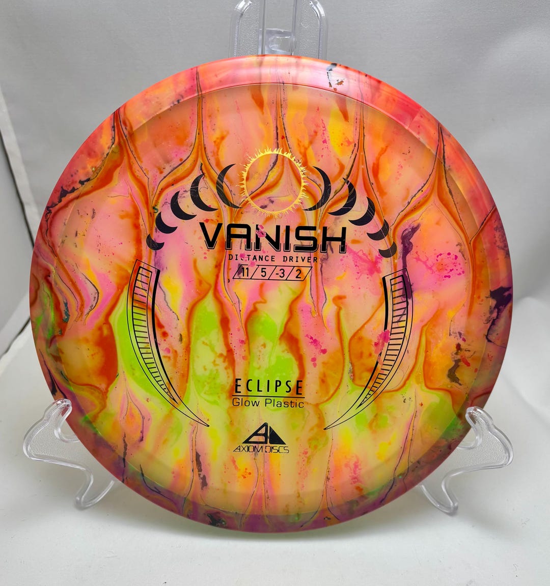Axiom Vanish in Eclipse Glow Plastic, 167 Grams, Dyed Disc Golf Disc ...