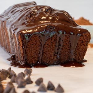 Chocolate Pound Cake with Chocolate Ganache