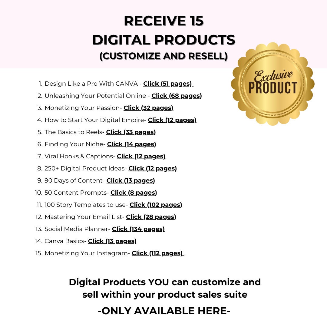 15 Done-for-you Digital Product Launch Kit - Etsy