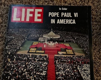 Life Magazine October 15 1965 pope Paul vi in America