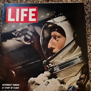 Life Magazine Astronaut Conrad at start of flight September 3, 1965 image 1