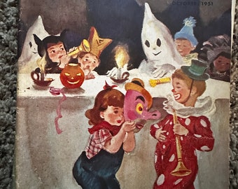 Jack en Jill Magazine Halloween-editie oktober 1951