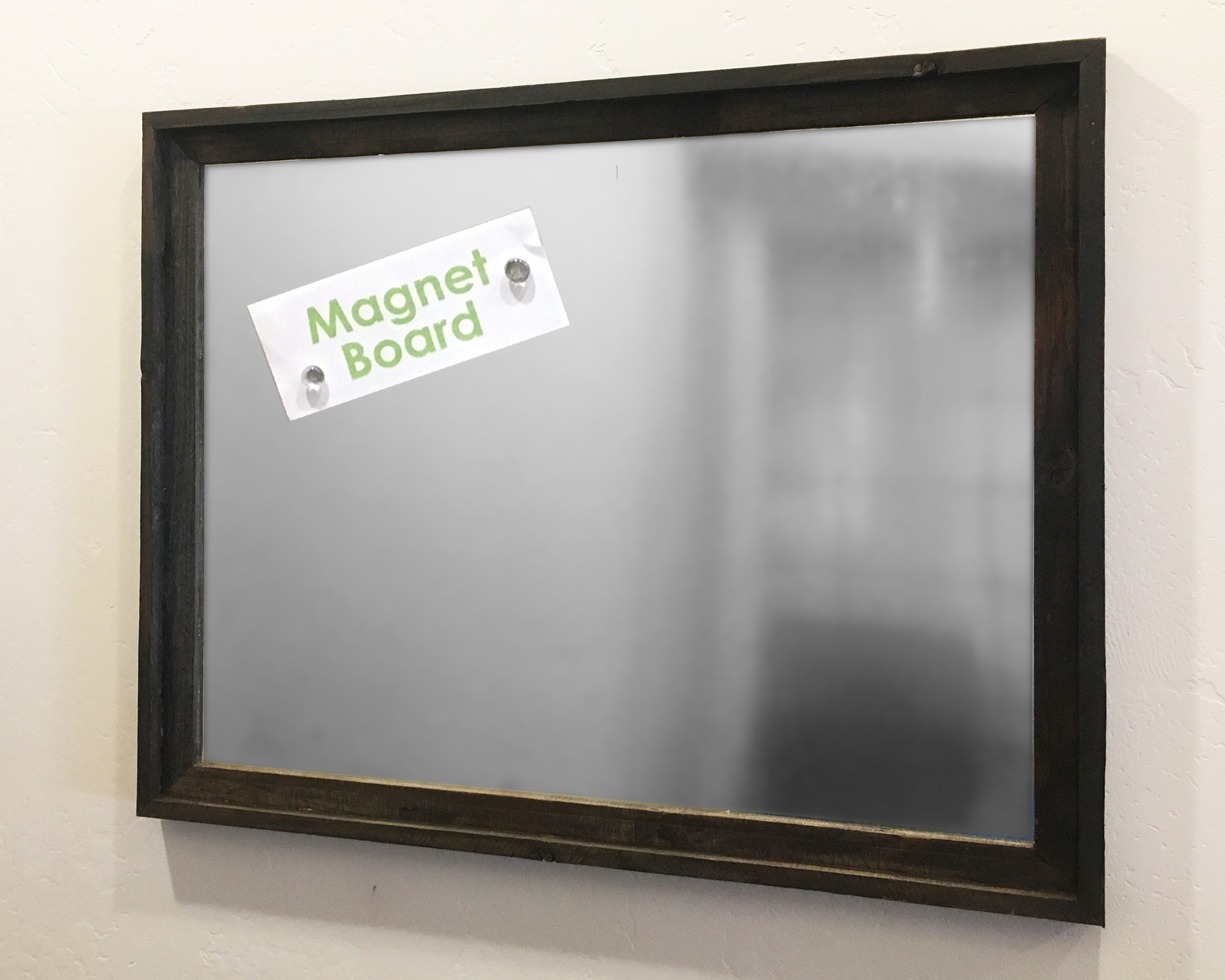 22x28 Steel Metal Board in Barnwood Frame Etsy