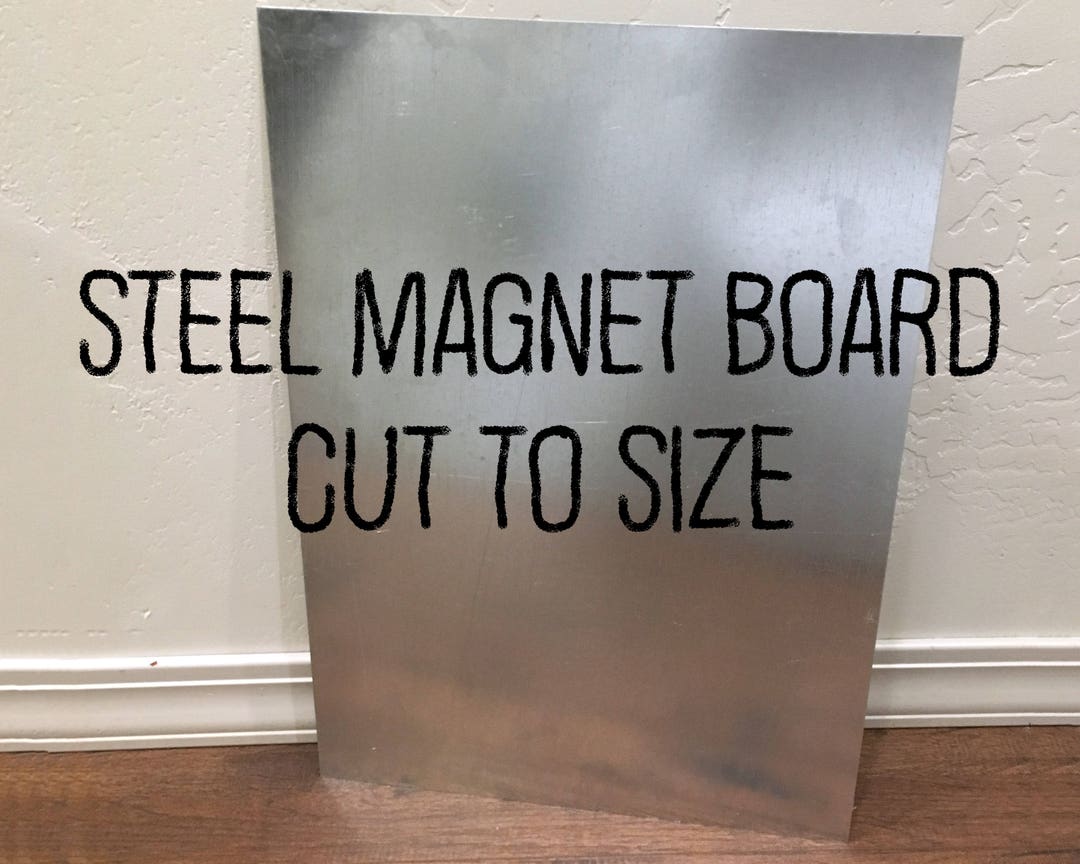 Giant magnetic wall made from sheet metal! Coat with dry erase