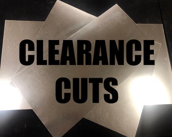 CLEARANCE - Medium/Large Steel Bare Metal Board for Magnets - Cut Pieces - DIY Magnet Board