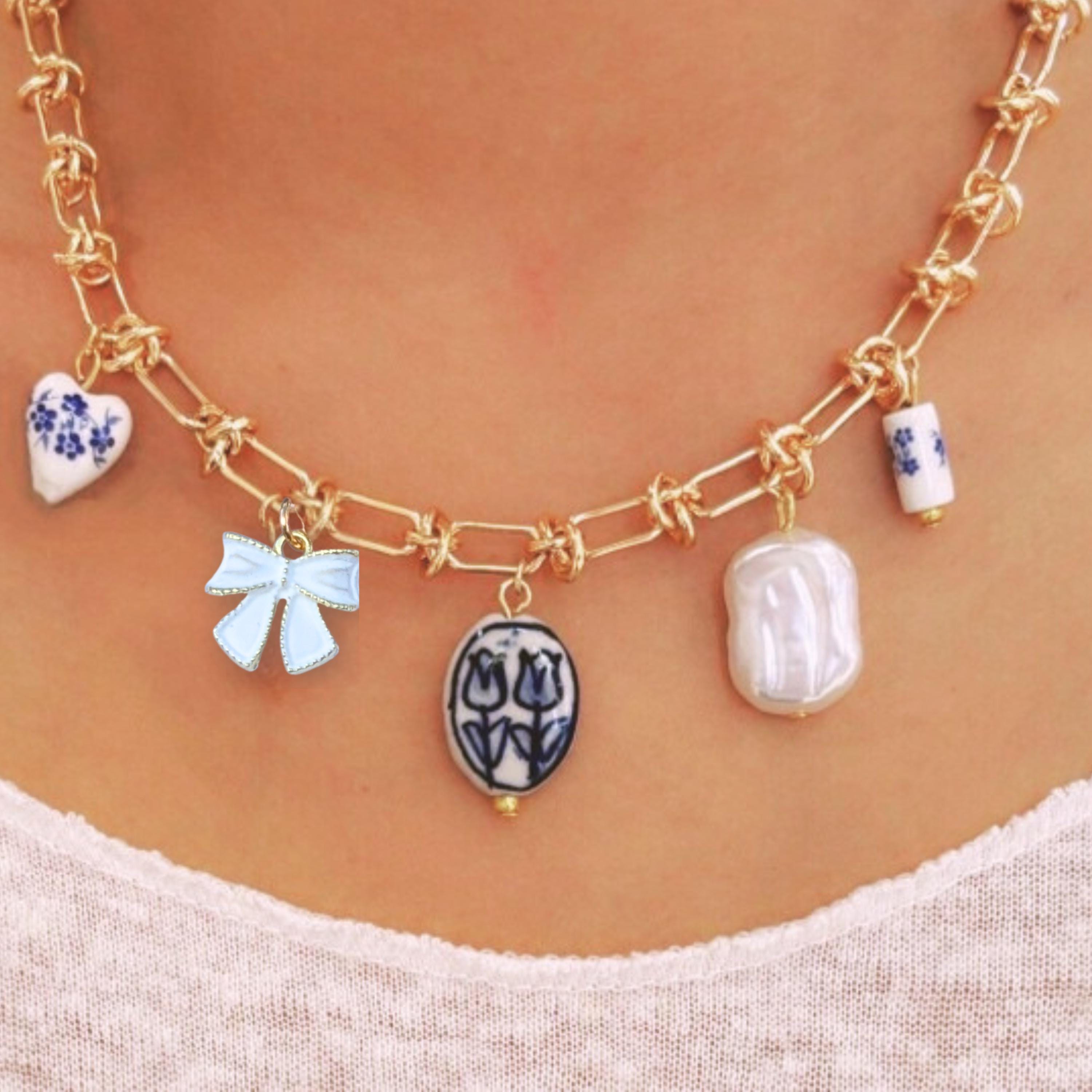 Chinoiserie Necklace - Etsy