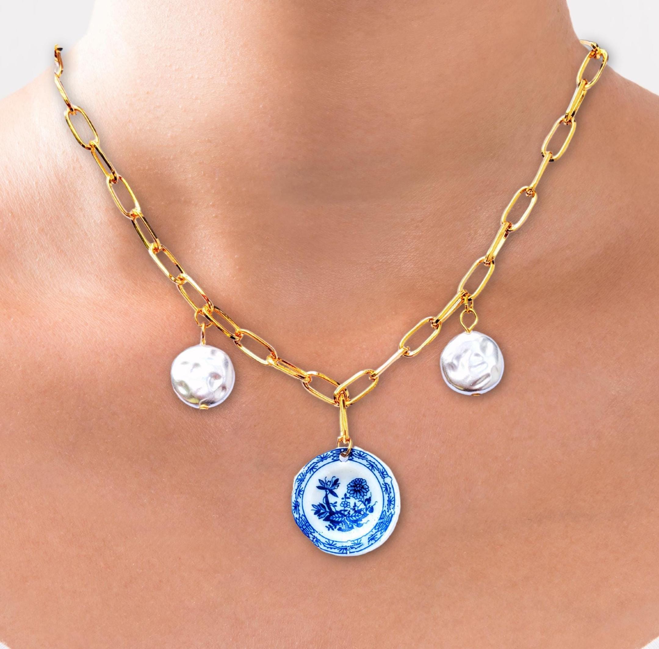 芸能人愛用 Silver Chinoiserie Etsy - Necklace アクセサリー