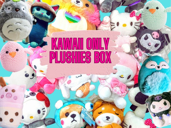 Kawaii Plush Mystery Box, Japanese Plushies, Cute Characters Stuffed Toy  Animals, Toys Gift Box, Surprise Bag ONLY PLUSHIES Ships From USA -   Canada