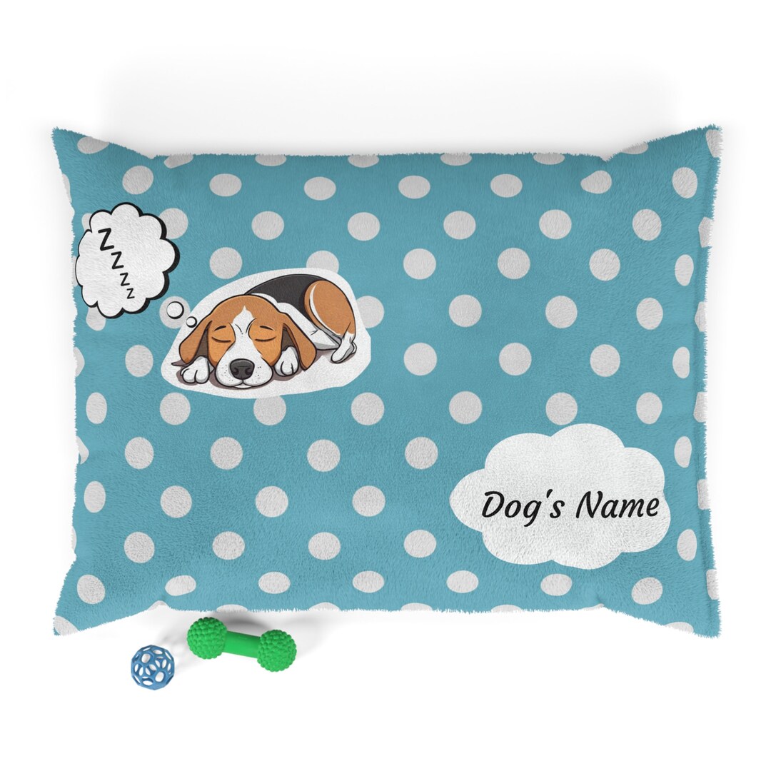 Beagle Dog Pet Bed, Personalized Dog Bed Dog Owners Gift, Pet Lovers