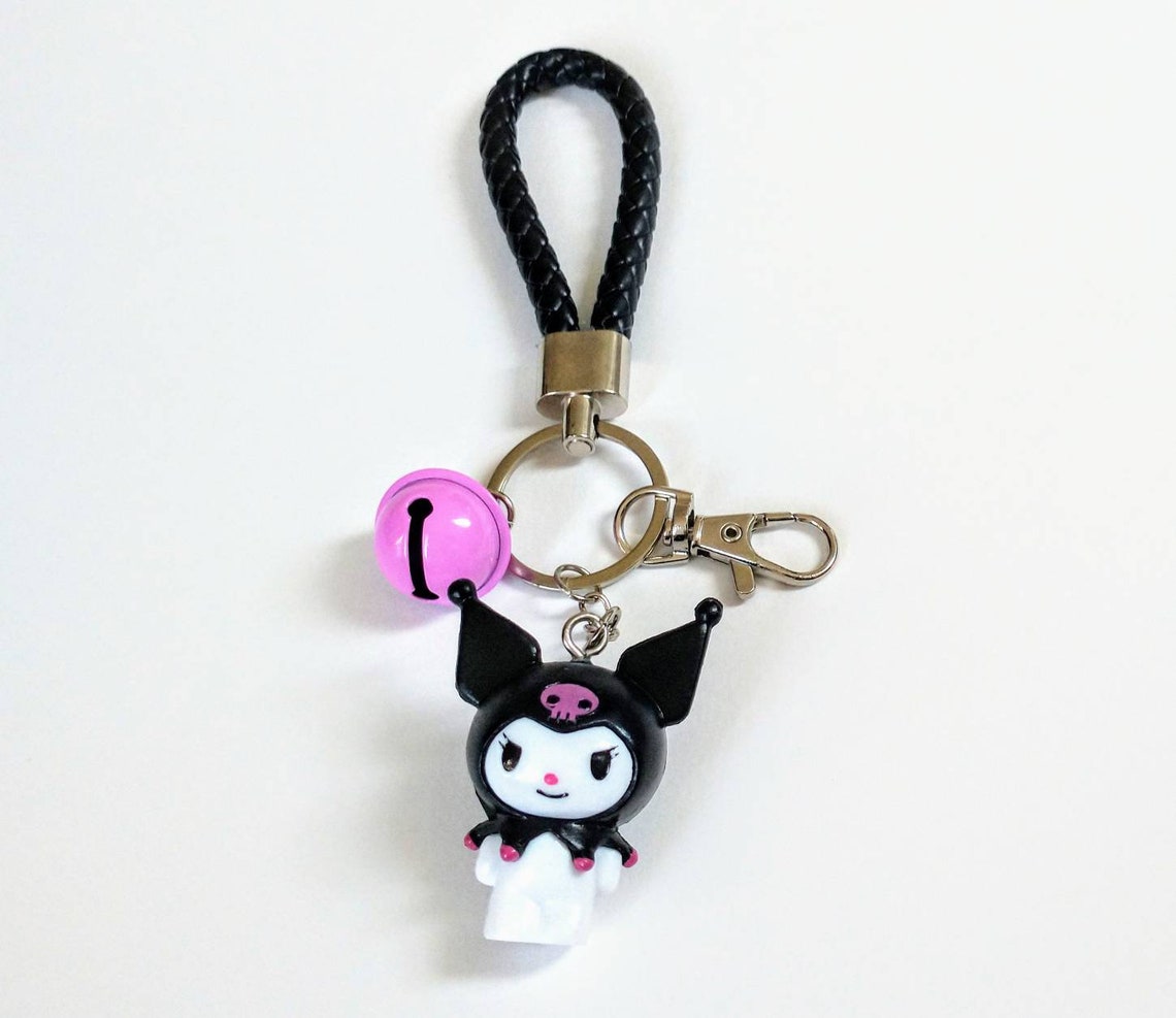 Kuromi 3D Figure Keychain Hello Kitty My Melody Kawaii Etsy