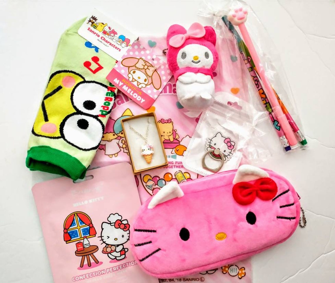 My Melody Hello Kitty Sanrio Mini Plush Surprise Mystery Bag | Etsy