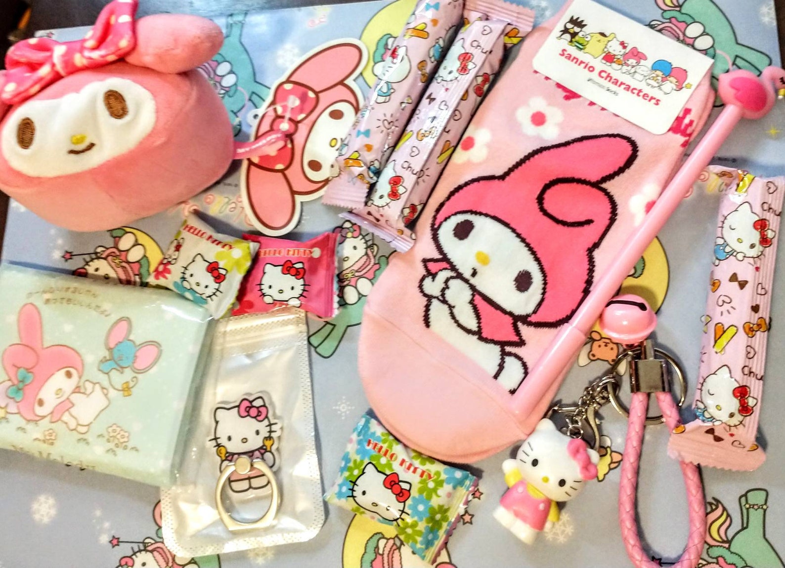 My Melody & Hello Kitty Plush Surprise Mystery Bag Kawaii Etsy