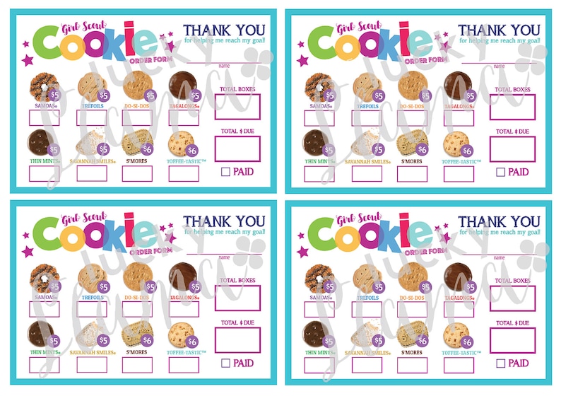 LBB Mini Lady Scout Cookie Buy Style - Printable picture about Girl Scout Cookie Order Form Printable identified as LBB Mini Female Scout Cookie Get Kind - Printable