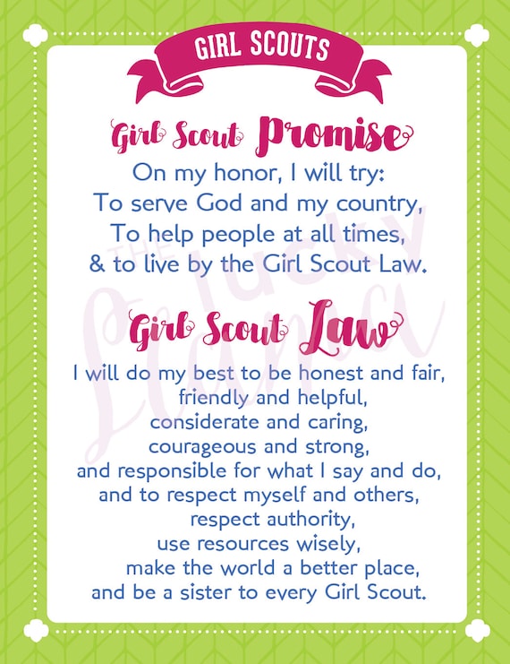 girl-scout-promise-and-law-printable-sign-instant-download-etsy