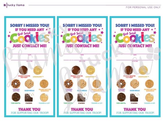 abc girl scout cookie
