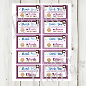Printable Custom Girl Scout Cookie Photo Menu and Business Card ...