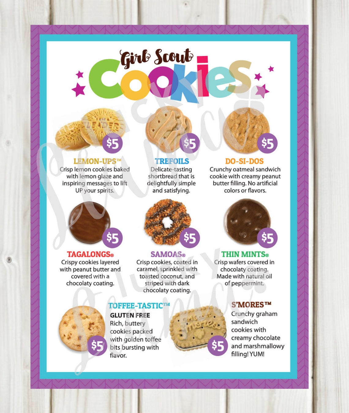 Girl Scout Cookies 2025 List And Prices Esta Tuesday