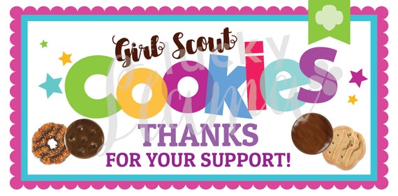 Girl Scout Cookie Banner/sign Art digital File Only | Etsy