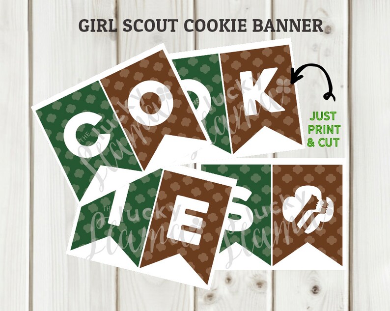 Printable Girl Scout Cookie Booth Banner - Etsy