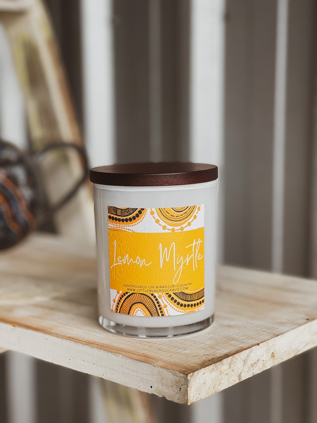 Lemon Myrtle Soy Candle Australian Candles Smells of the Aussie Bush