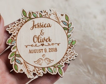 Wedding Favor Magnet Etsy