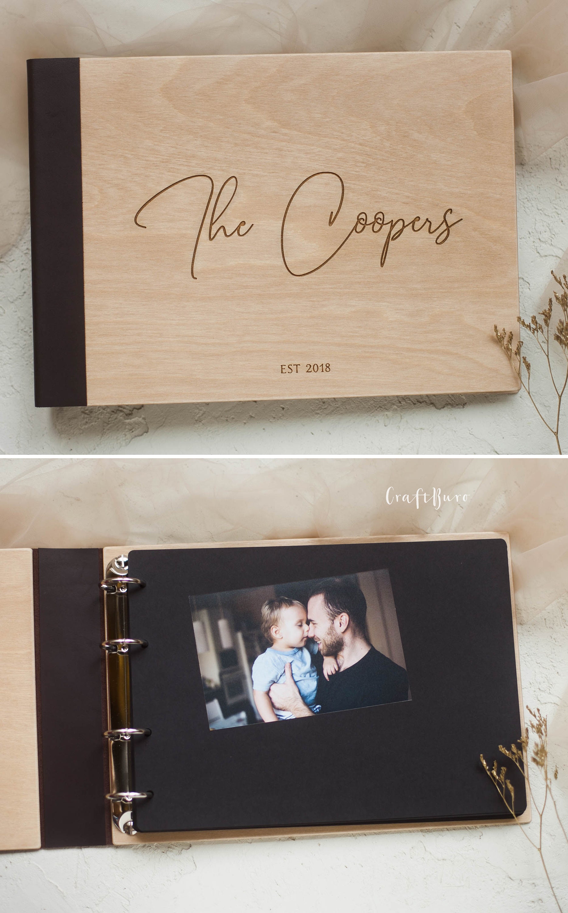 5x7 Photo Album Personalized Photo Album Scrapbook 4x6 Etsy