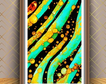 Abstract Art Print No19: Modern Home Decor (Digital Download)