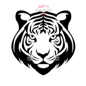Tiger SVG, No1 transparent PNG, sofortiger download Tiger Clipart, Tiger Silhouette SVG, Tiger svg cricut, Sublimation Designs --SofyaliArt