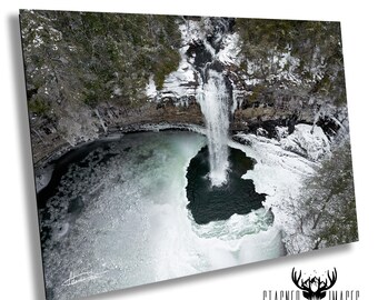 Foster Falls Bird's Eye View 2: Tennessee Waterfall Photography Print (Metal, Canvas or Paper)