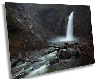 Franklin Falls | Washington State Prints | PNW | Nature Wall Photo | Landscape Photography Wall Art | Scenic Prints | Canvas | Metal | Paper