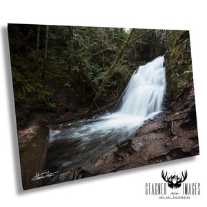Dickerson Creek Waterfall | Washington Prints | PNW | Nature Art | Landscape Photography | Metal Prints | Canvas Prints | Home Decor