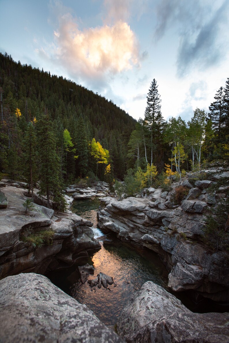 Devils Punchbowl Aspen Colorado Photography Nature Wall Etsy