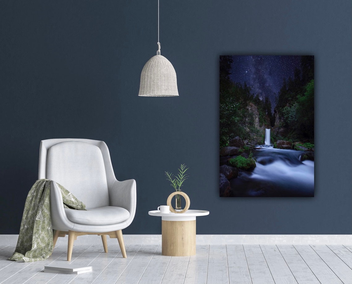 Toketee Falls Oregon Umpqua National Forrest Landscape | Etsy