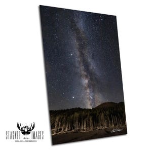 Pacific North West Milky Way | Bend Oregon | Milky Way Art | PNW Art | Stars | Night Sky Print | Landscape Photography | Canvas | Metal