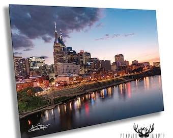 Music City Sunset 2022: Nashville Skyline Tennessee Photography Prints