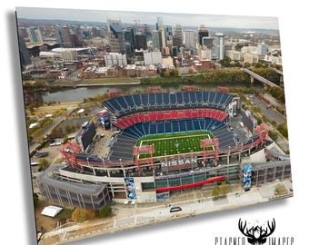 Nissan Stadium Nashville Skyline: NFL Memorabilia Sports Prints