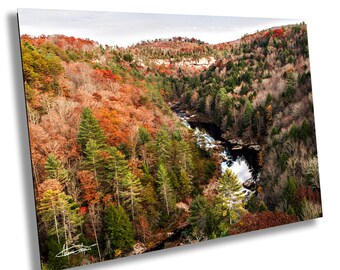 Lilly Bluff Overlook: Lancing Tennessee Obed River Print