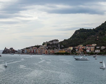 Porto Venere | Italy | Italian Coastal City | Seascape Colorful City | Canvas Prints | Metal Prints | Wall Art | Home Office Decor