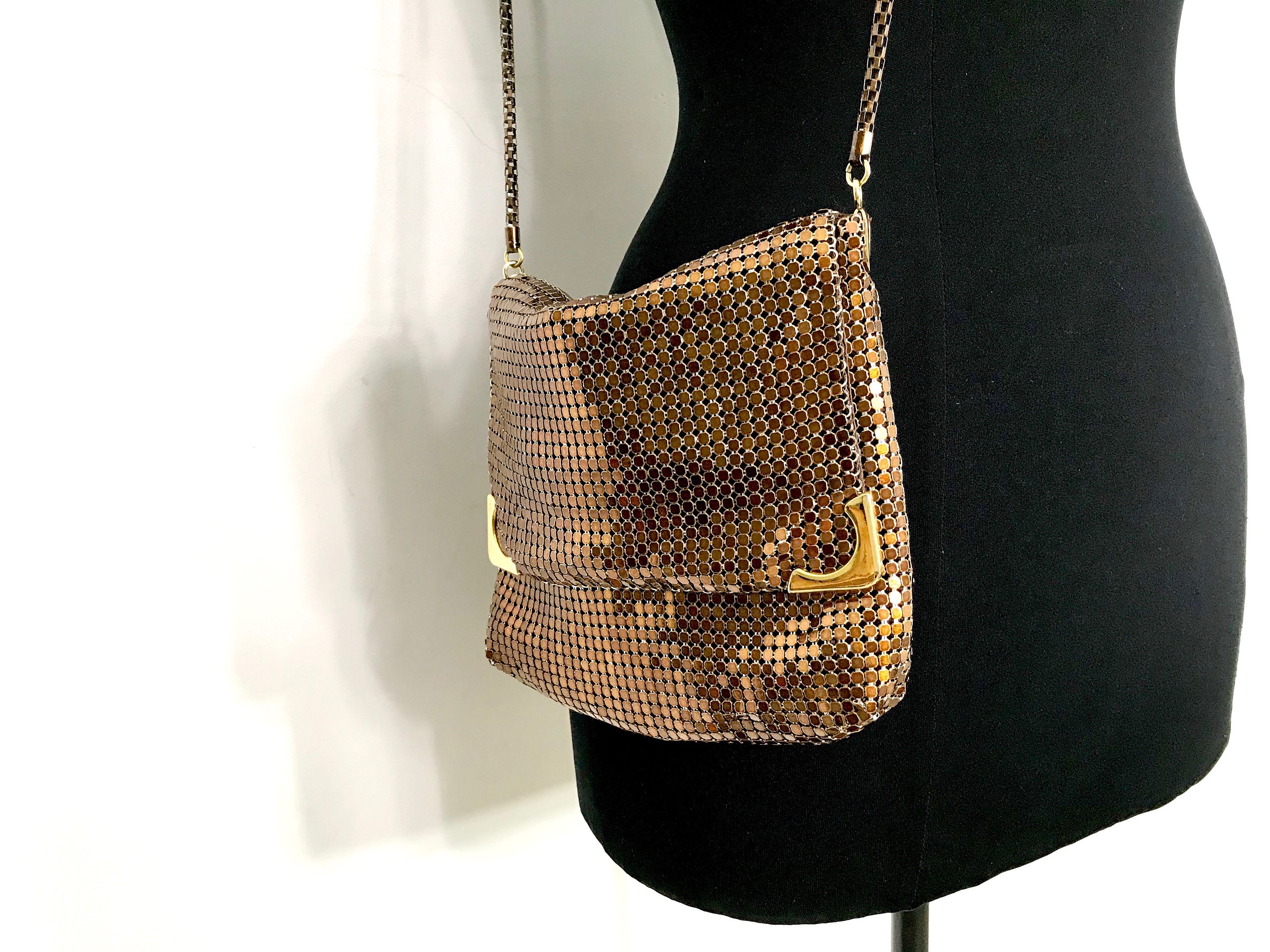 Vintage copper metal purse copper mesh metal purse vintage Etsy