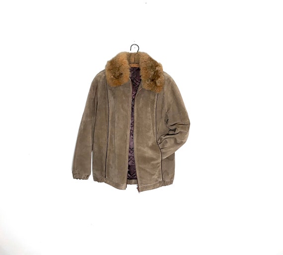 vintage suede jacket | suede bomber jacket | suede