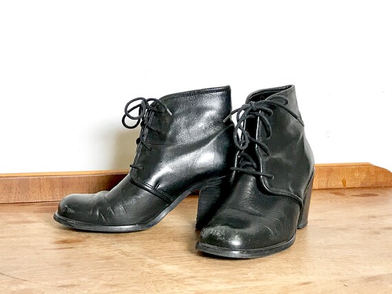 black boots vintage